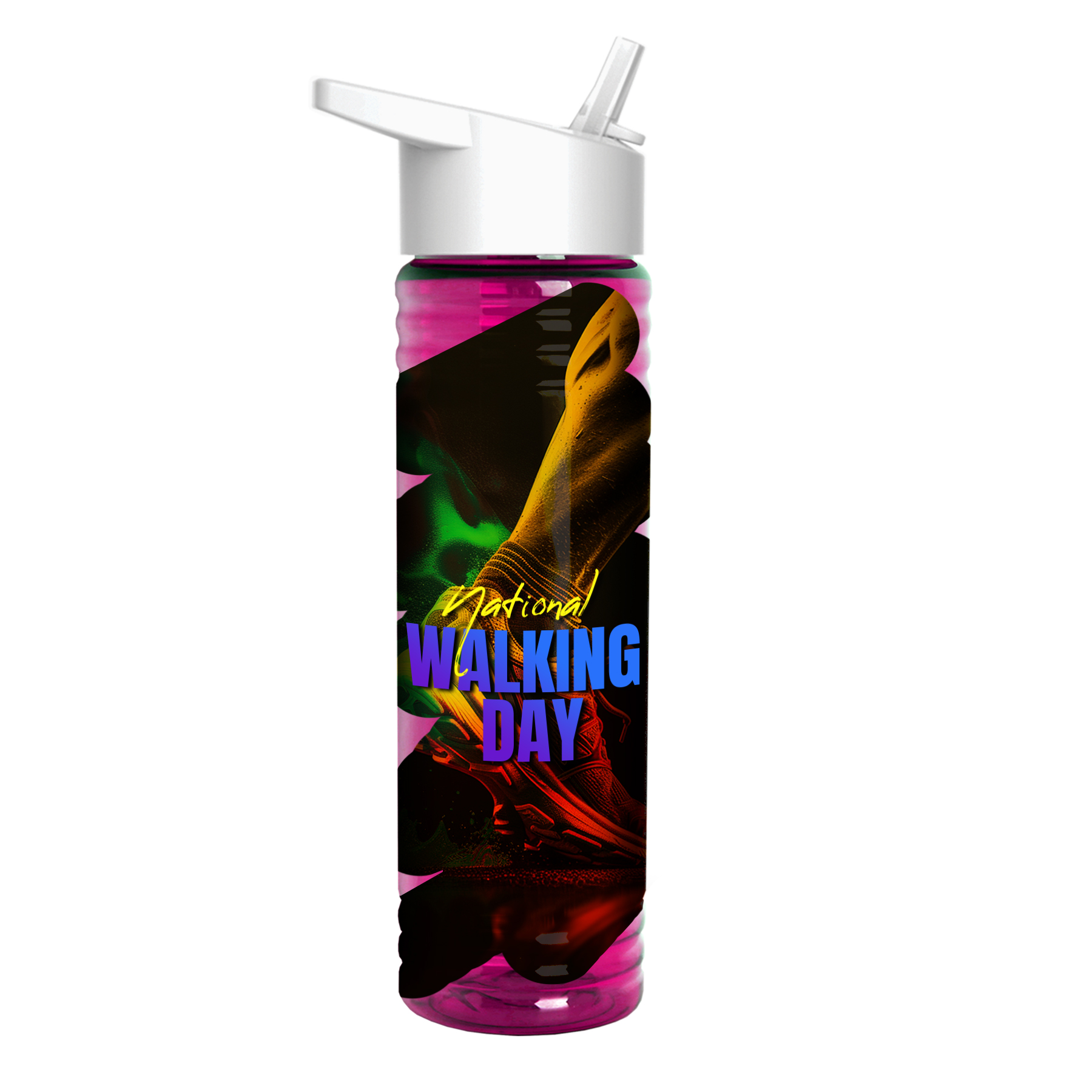 Garyline® Slim Fit Bottle with Flip-Straw Lid - 24 oz. 747